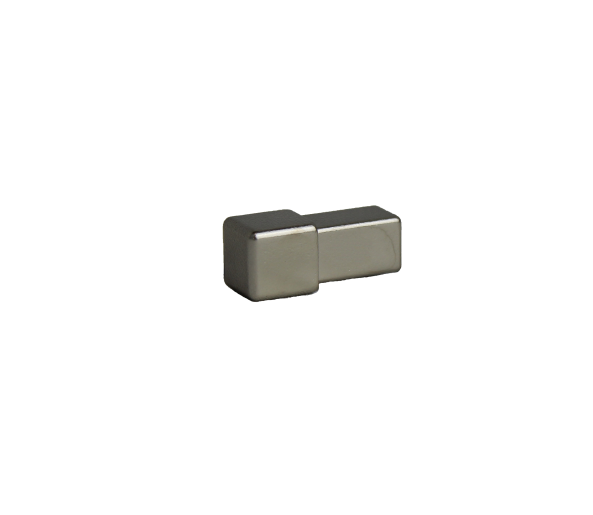 Dural Quadratprofil Außen- und Innenecken Edelstahloptik glänzend 11 mm DPSE 110-Y ECO 