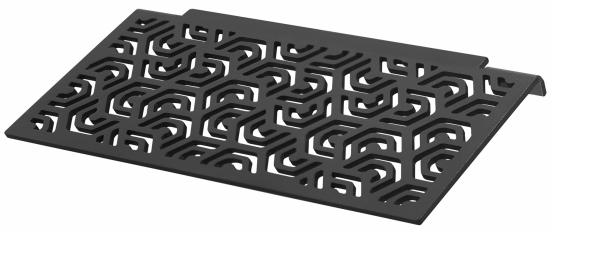 Dural Ablage TI-SHELF PENTA Rechteckablage Aluminium schwarz matt 